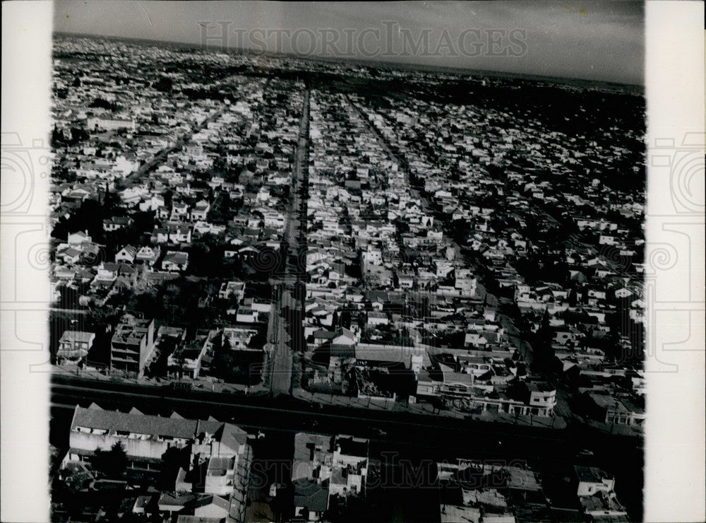 Press Photo Residential Section of Buenos Aires,Argentina - Historic Images