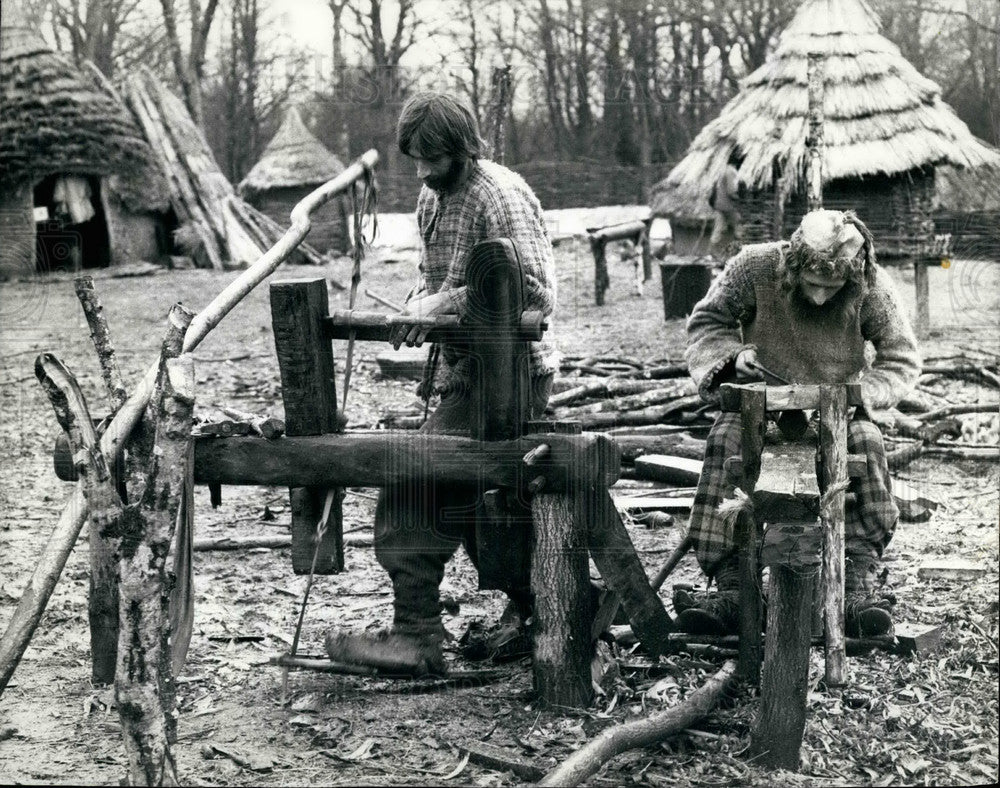 1978 Press Photo Iron Age Village, West England - Historic Images