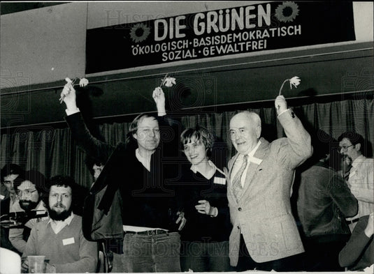 Press Photo Programme-Party-Congress Of The "Green" - Historic Images