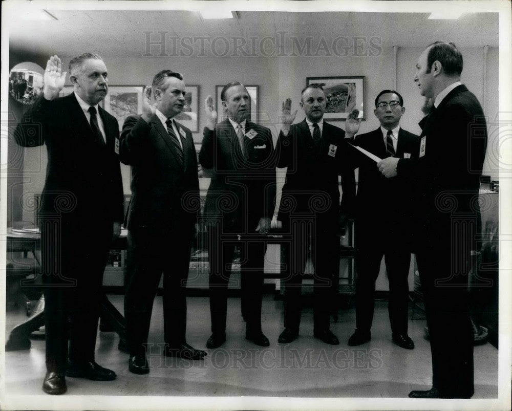 Press Photo William Congalton Hermand Preston Charles Montague Donald Thompson - Historic Images