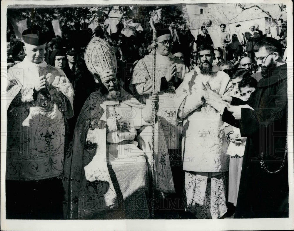1954 Catholics Nazareth Israel Centenary Immaculate Conception - Historic Images