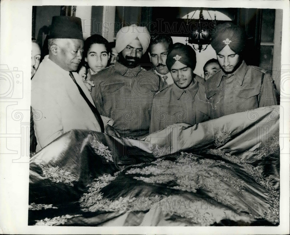 1957 Press Photo Indian Members Of The United Nations Emergency Forces, Auction-Historic Images