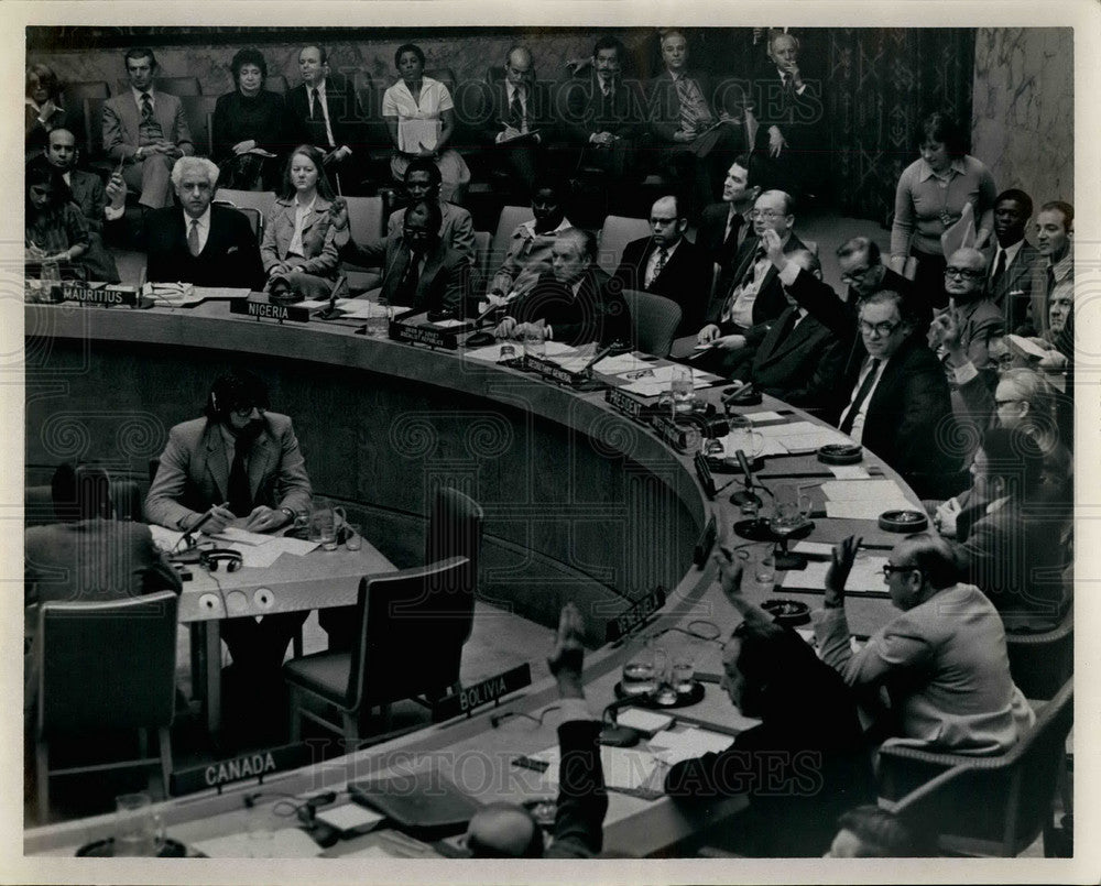 1978, United Nations Vote Resolution Southern Lebanon Peace Force - Historic Images