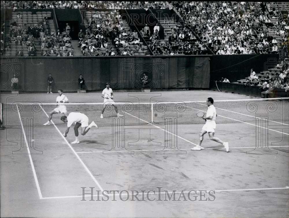 1953 Davis Cup Semi Final Paris, De La Haille-Remy vs Ulrich-Nelsen - Historic Images