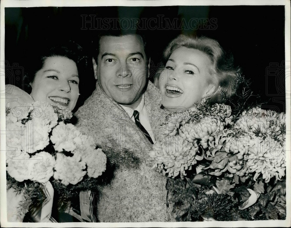 1958 Mario Lanza and Zsa Zsa Gabor - Historic Images