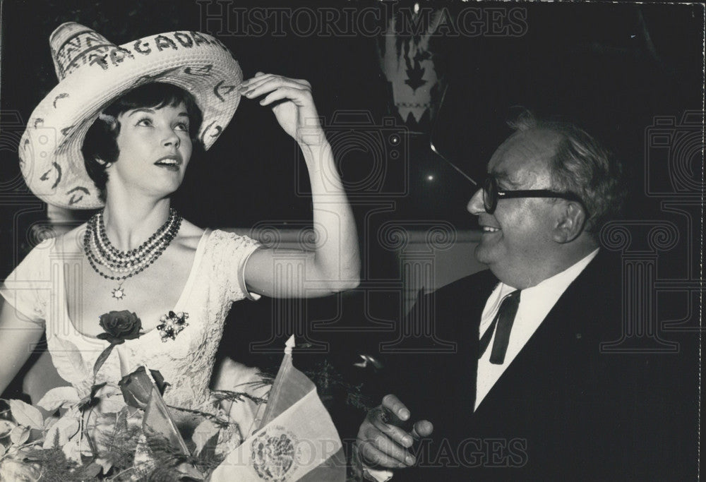 Press Photo Dawn Adams, Marcel Archard, Cannes Film Festival - KSB29523 - Historic Images