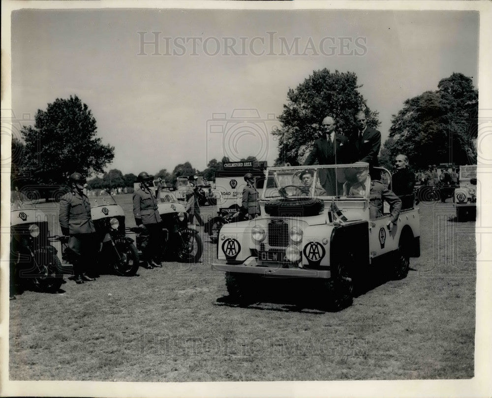 1955, H.R.H. The Duke Of Edinburgh at Cavalcade of Motoring - Historic Images