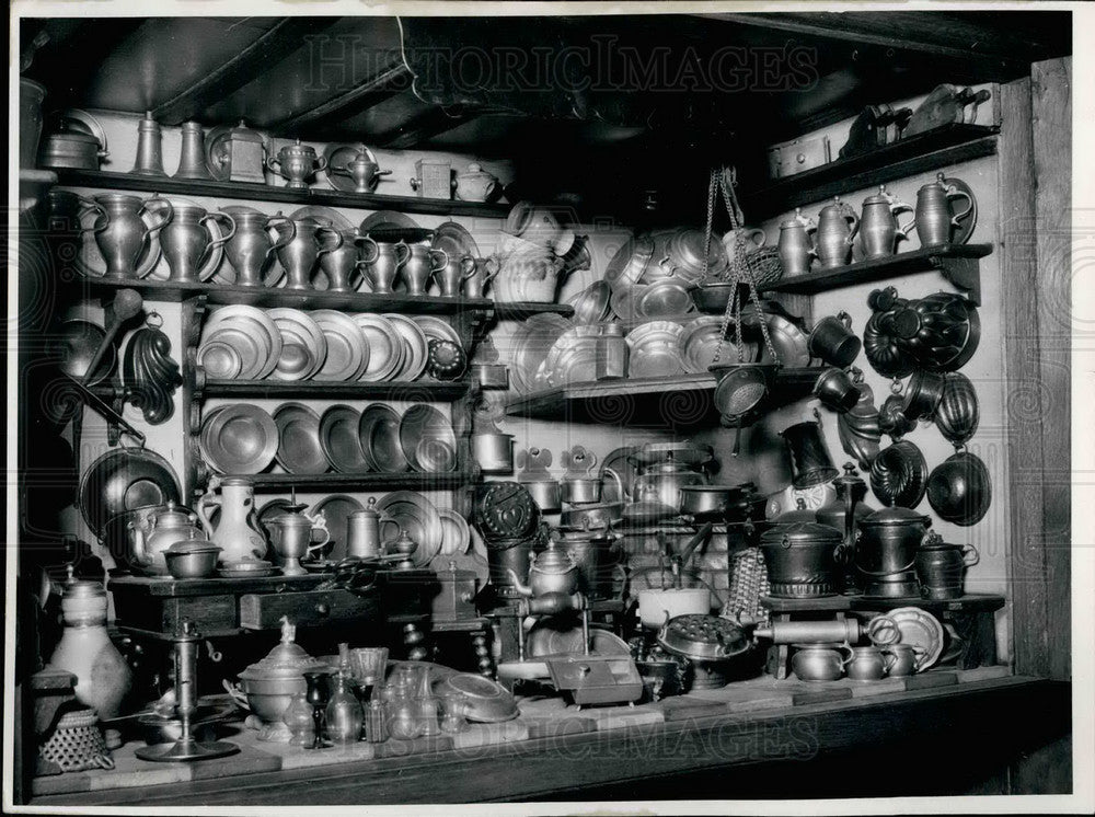 1953 Press Photo Toy kitchen and all its pots and pans - KSB29785-Historic Images