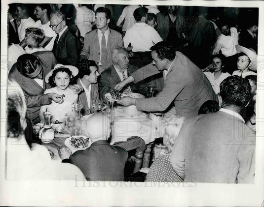 1955 Press Photo The annual Saint Giovanni Fiesta ,"Snail feast" - KSB29809 - Historic Images