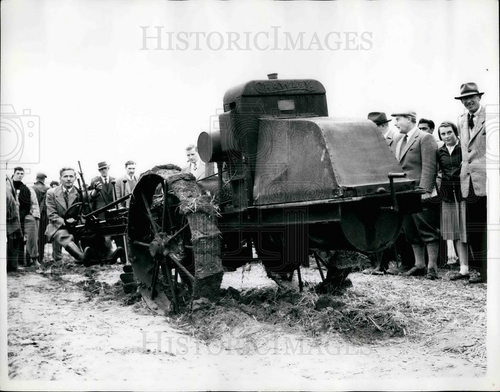 1956 138 Competitors in British Ploughing Championships  - Historic Images