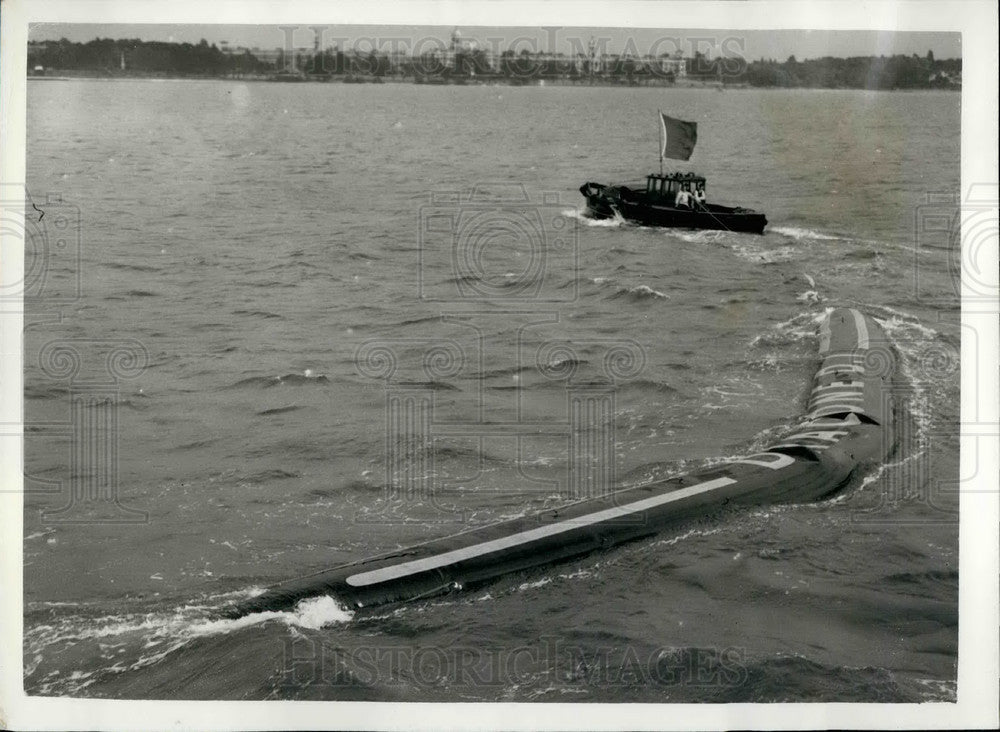 1958 Demonstration of Flexible Barge - Historic Images