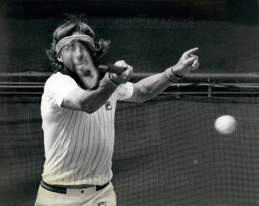 1981 Press Photo Borg Beats McNamara in Straight Sets - Historic Images