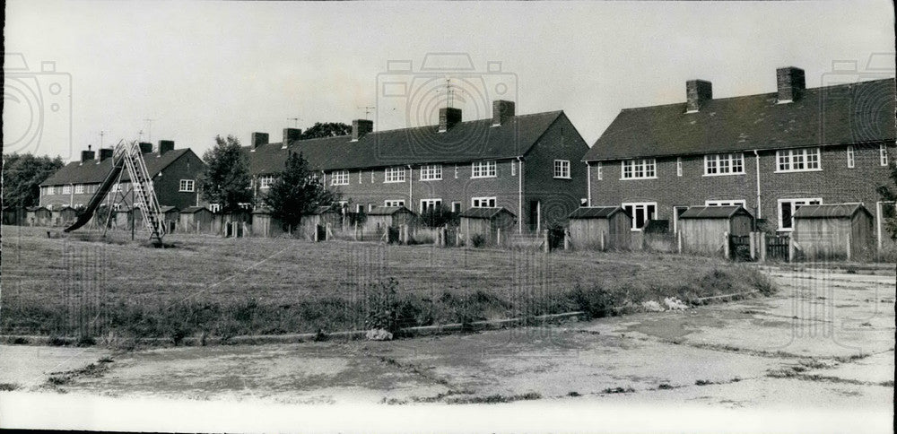 1972 Houses Near Former R.A.F. Bomber Station In Suffolk - Historic Images