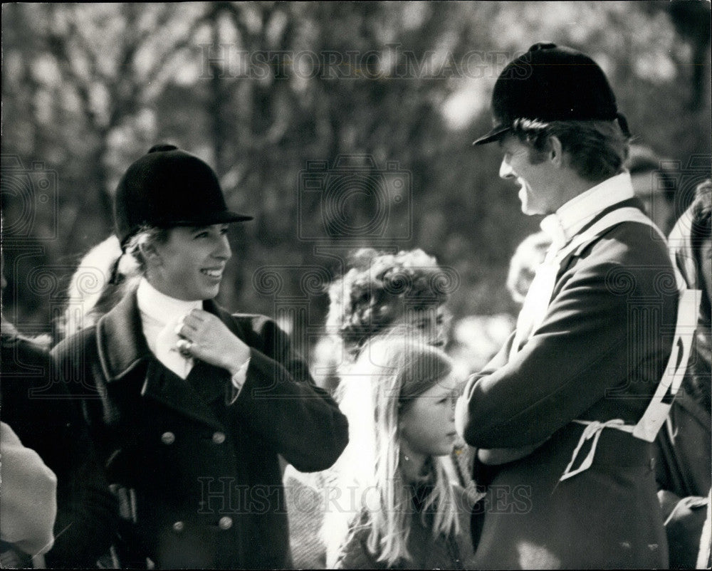 1971, Princess Anne & Friend Richard Mead Compete in Horse Trials - Historic Images