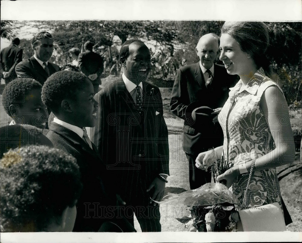 1971 Press Photo Princess Anne Visits Dr. Barnado's In Nairobi - KSB30511 - Historic Images
