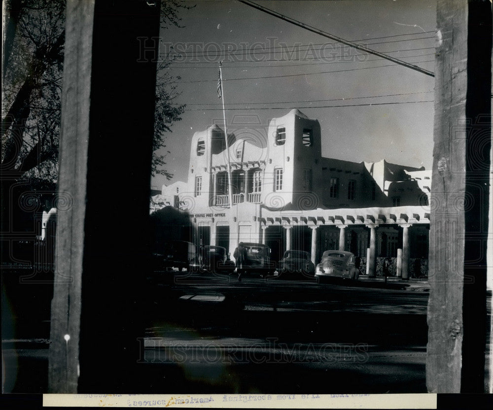 Press Photo Santa Fe has Adobe styled buildings - KSB31271-Historic Images