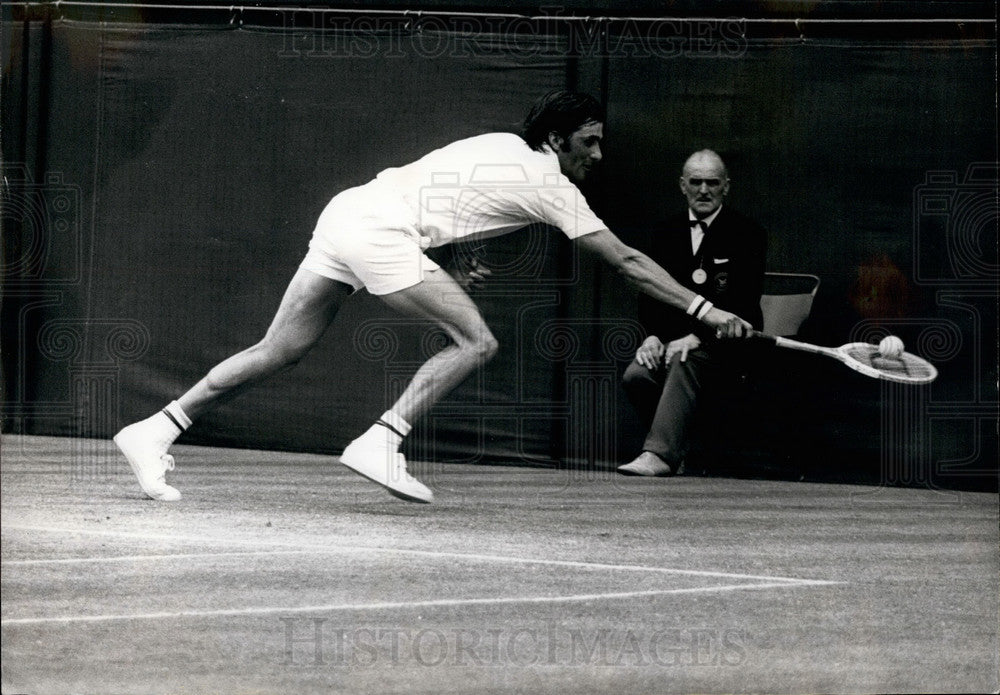 1972 Press Photo Men&#39;s Quarter Finals at Wimbledon - KSB31725-Historic Images