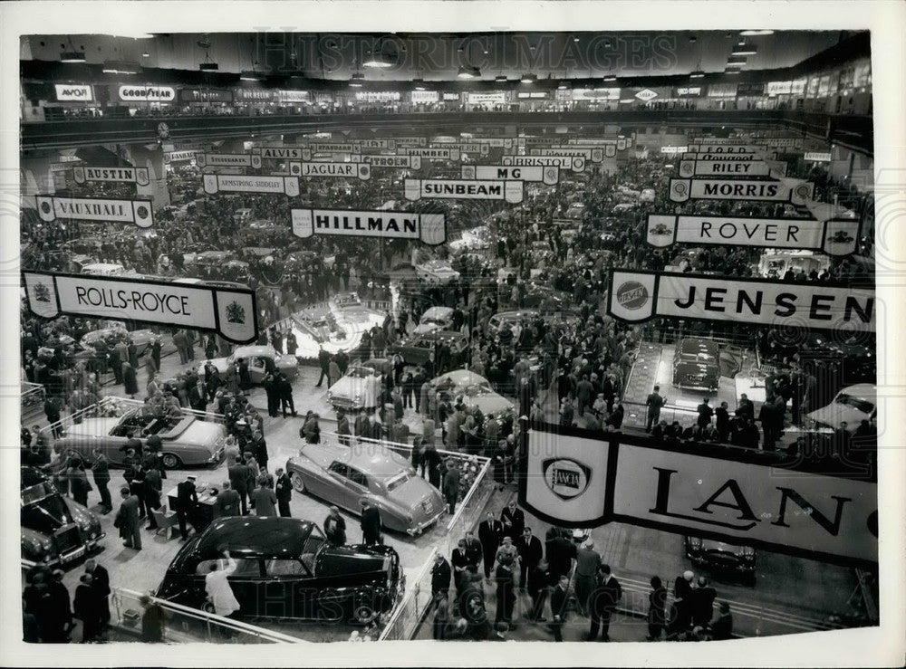 1958 Home Secretary R. Butler Opens 1958 Motor Show - Historic Images