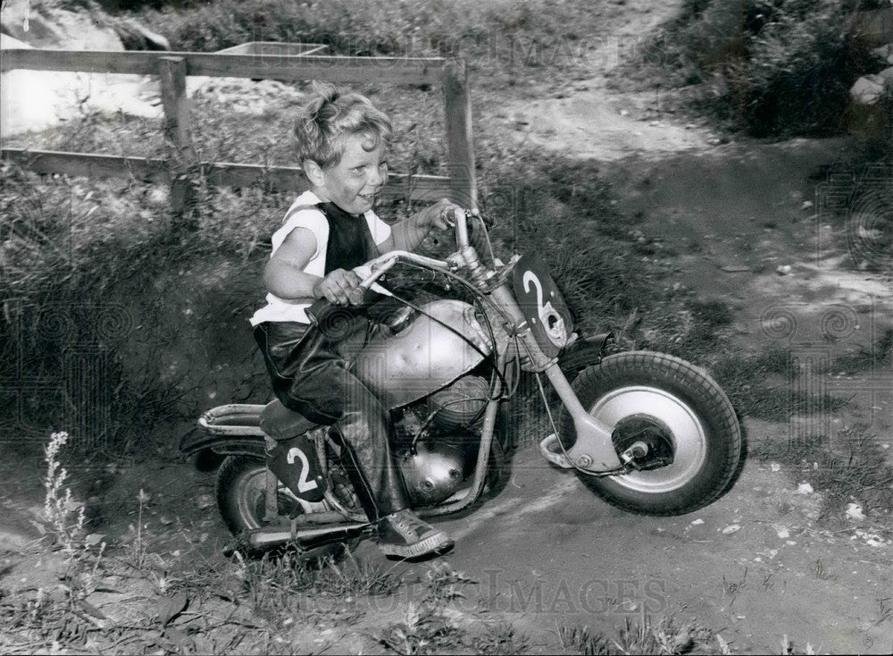 Boy Scrambling  - Historic Images