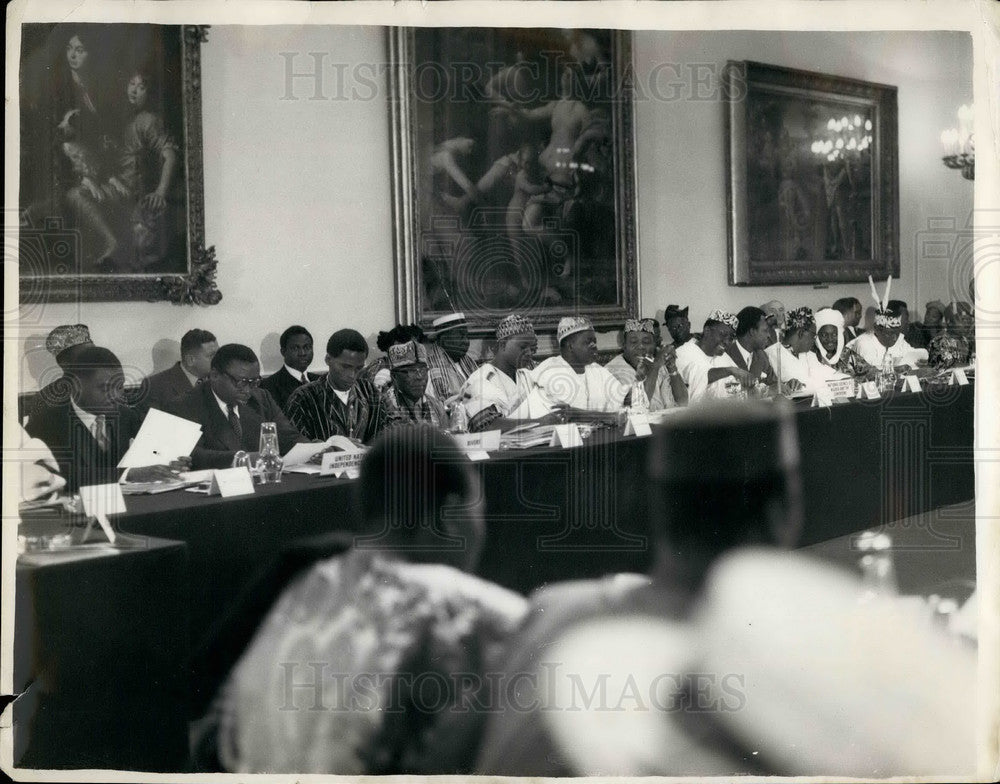 1957 Press Photo Opening Session Of The Nigerian Constitutional Conference-Historic Images