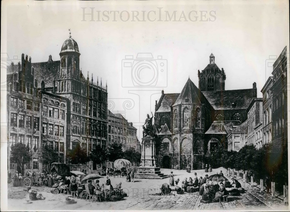 Press Photo Church Where Peter Minuit Was Christened In Wesel - KSB32255 - Historic Images