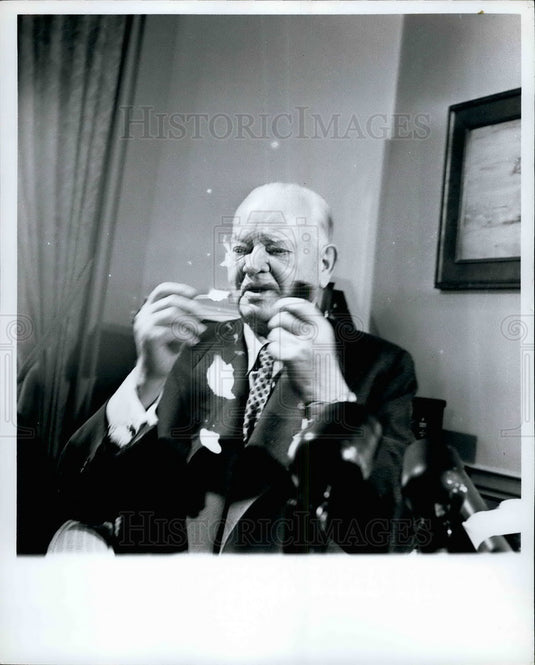 Press Photo Former Pres. Herbert Hoover - KSB32579 - Historic Images