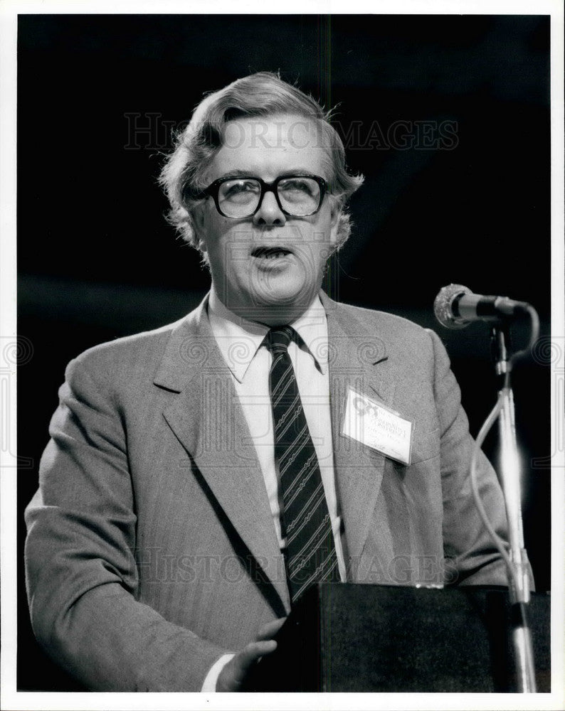 1981 Sir Geoffrey How, Chancellor of the Exchequer - Historic Images