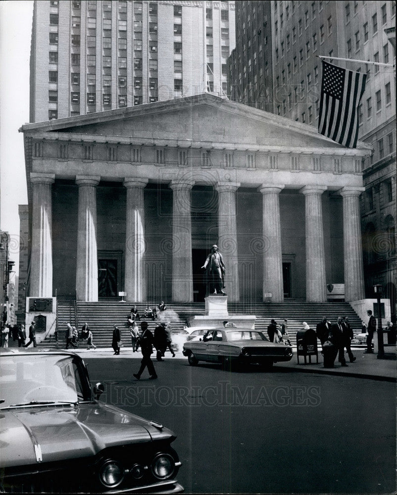 Press Photo The United States Treasury Building on Wall Stresst - KSB32795-Historic Images