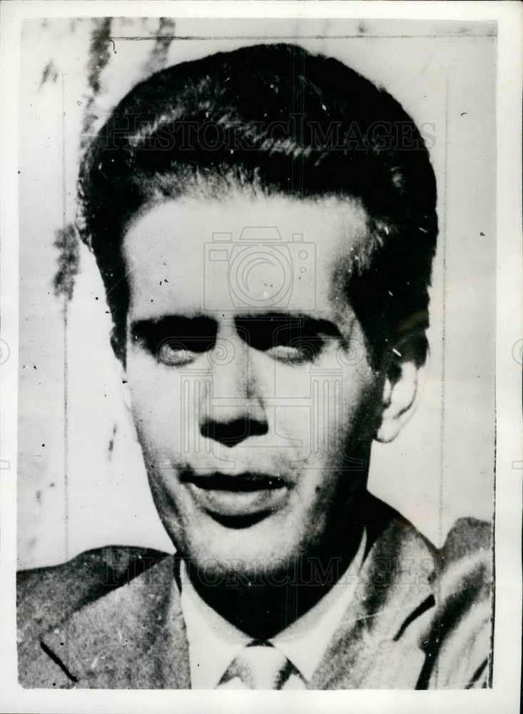 Press Photo Victor Spampinato, accused of murder - KSB32835 - Historic Images