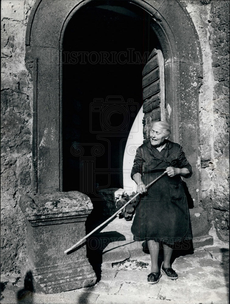 Press Photo The gate of the seat of the bishoric in the VIth century.-Historic Images