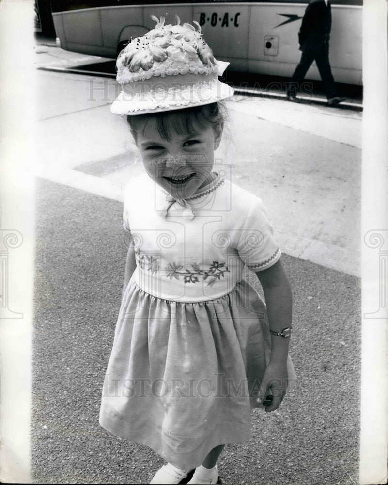 Press Photo Donna Arden 5 yr old fashion model - KSB33031 - Historic Images