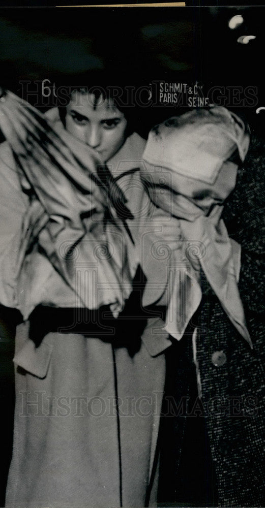 Press Photo Maite Goyenetch,central figure in a law case - Historic Images