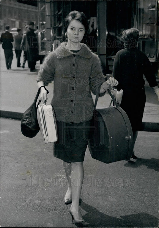 1960 Colette Descondes  for film  "Les Numphettes".-Historic Images