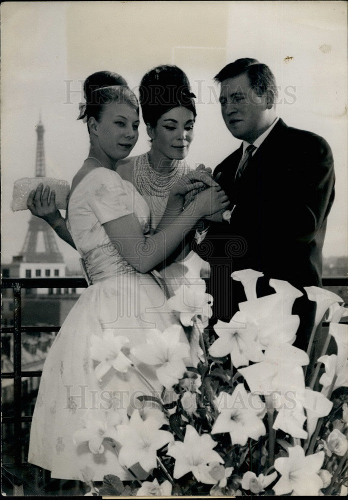 1960 Eighteen-year old Michele, Lucky's daughter, will marry - Historic Images