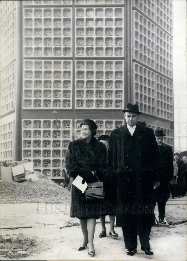 1961 Press Photo Prince Louis Ferdinand von Preussen & Princess Kyra - Historic Images