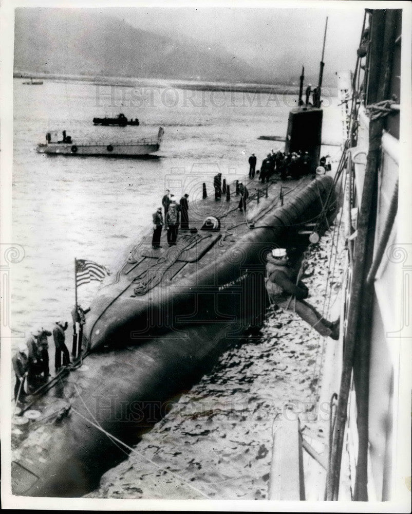 1961 US Polaris submarine "Patrick Henry" - Historic Images