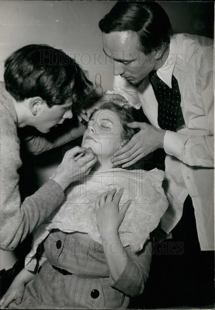 1953 Press Photo Richard Spear; Barbara Wilson and Michael Barnes - KSB33781-Historic Images