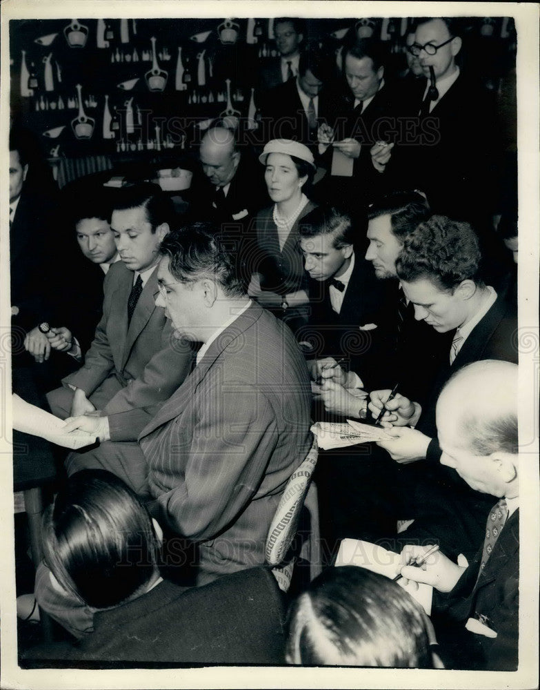 1956 Dimitri Shepilov Soviet Foreign Minister Arrives London Airport - Historic Images