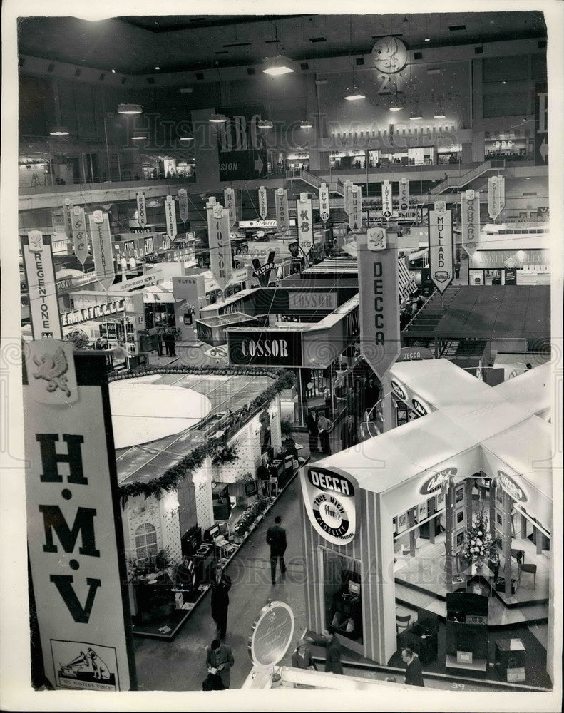 1954 Press Photo General View Of Earl&#39;s Court Where National Radio Show Opens-Historic Images