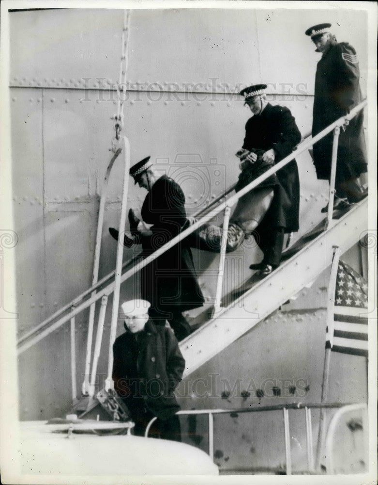 1961 Demonstrator Carried Off Polaris Submarine - Historic Images