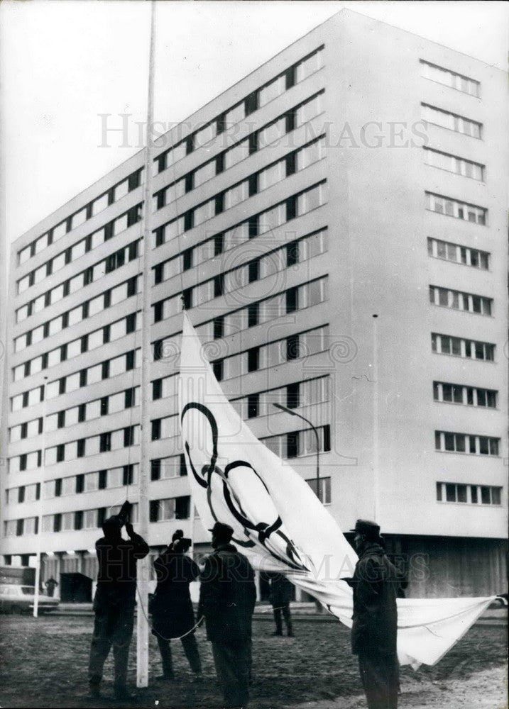 1964 Press Photo Olympic Village at Innsbruck - KSB34275 - Historic Images