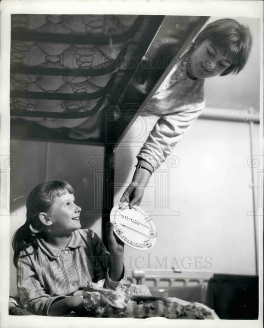 1959 Press Photo Refugee children at new pestalozzi children's village - Historic Images
