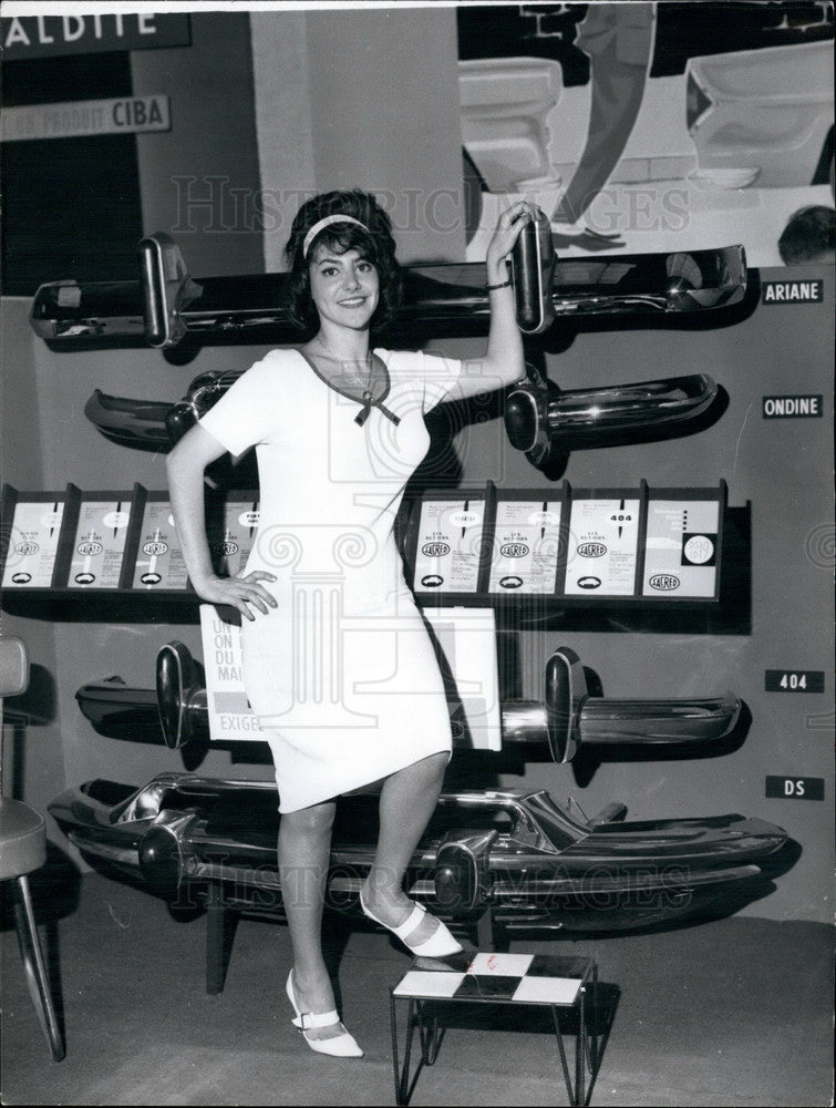 1961 Press Photo Screen Starlet Yvonne Berger - KSB34747 - Historic Images