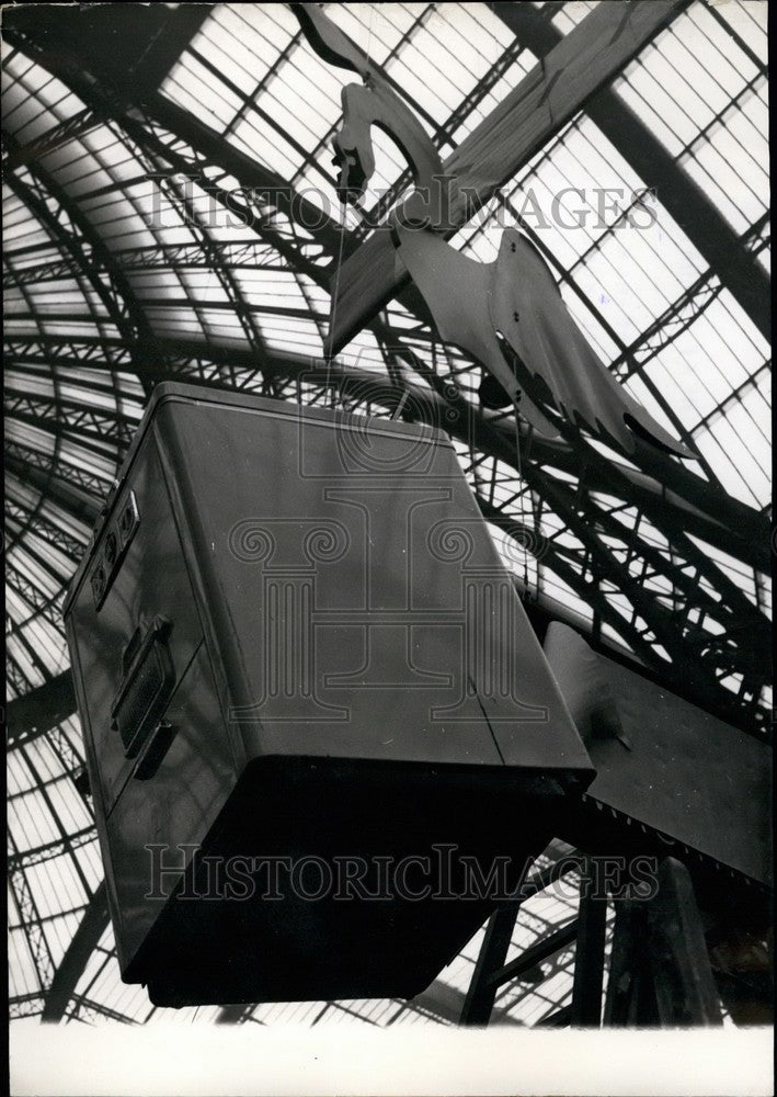 1955, Household Art Exhibition, Metal Statute, Paris, France - Historic Images