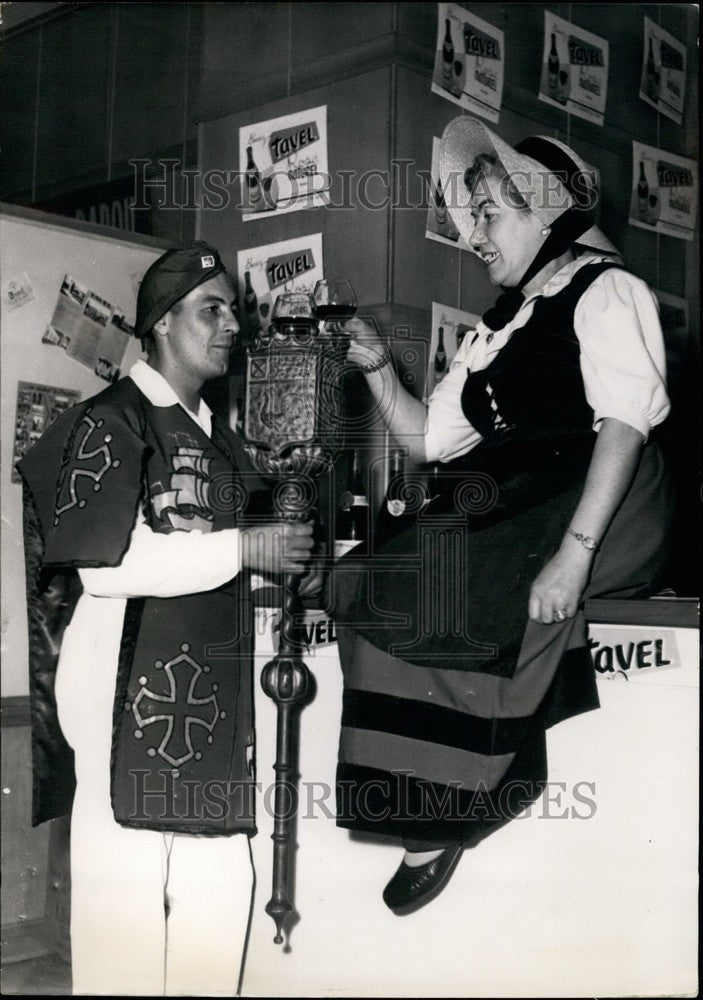 1954, Folklore Show, Galleria Royale, Paris, France - KSB35233 - Historic Images