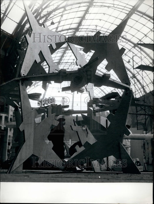 1958 Press Photo Household art show in Paris - KSB35335-Historic Images