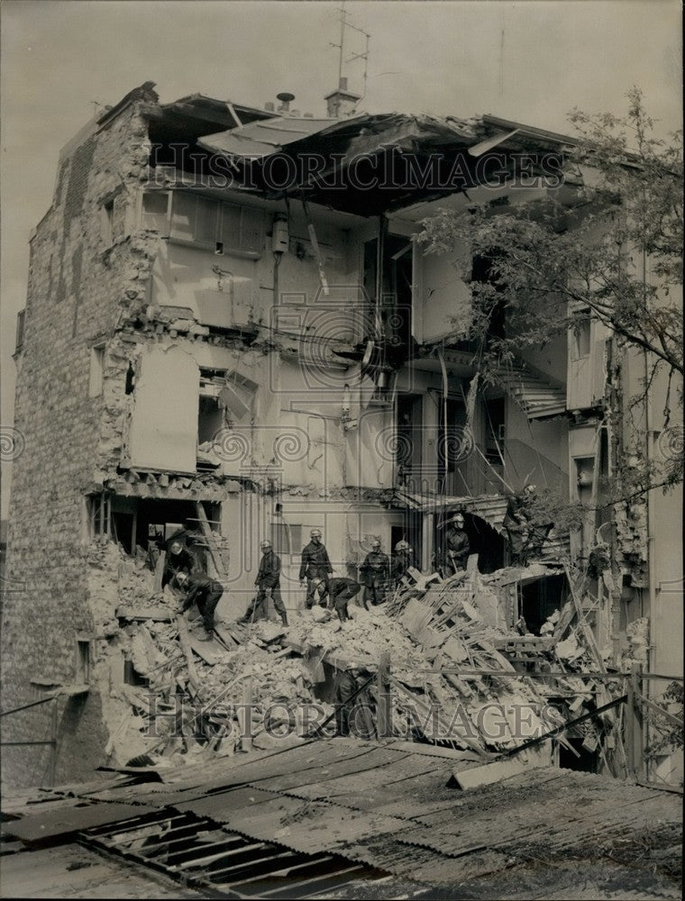 1965 Building destroyed by gas explosion - Historic Images