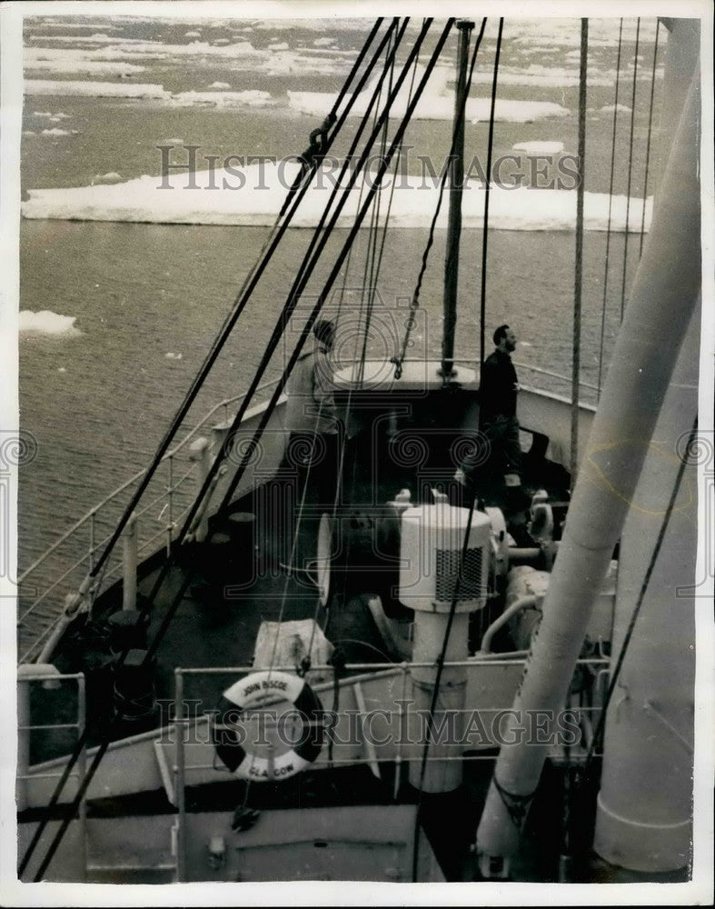 1957, Duke Edinburgh Aboard Survey Ship John Biscoe Falkland Islands - Historic Images