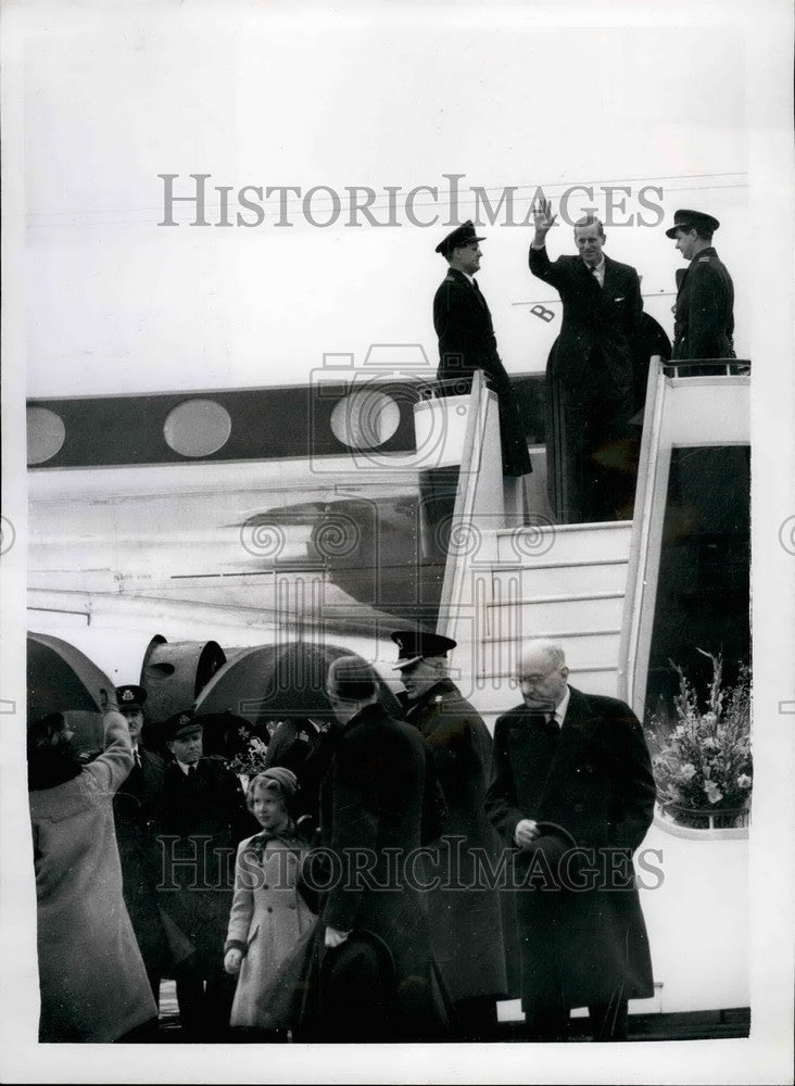 1955 Press Photo The Duke of Edinburgh - Historic Images