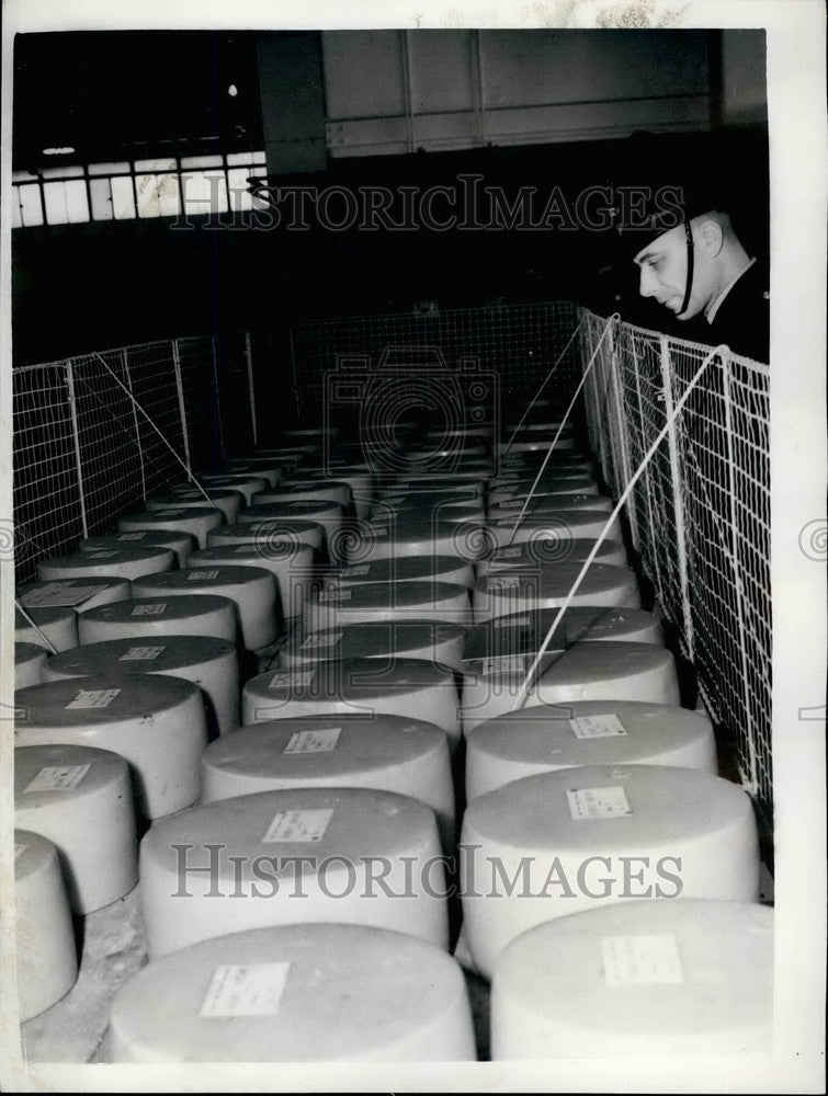 1956 Press Photo Dairy Show opens at the Olympia in London - Historic Images